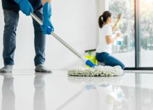 floor and window cleaning